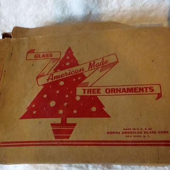 Silver glass Christmas balls - 48 in good condition - boxes original USA - Picture 5 of 5